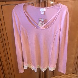 Pink belle du jour top size XL